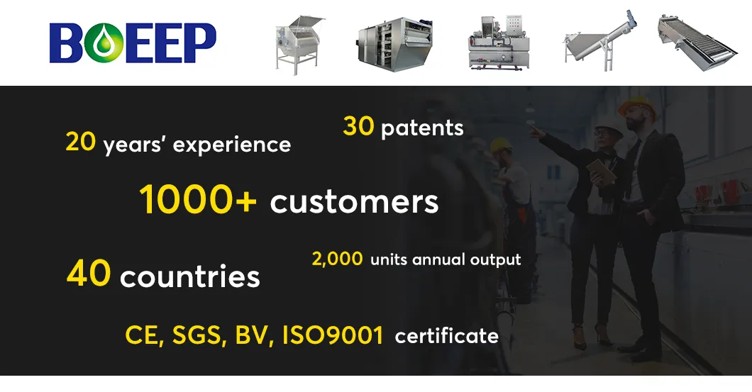 Multi-Disk Screw Press Sludge Handling System