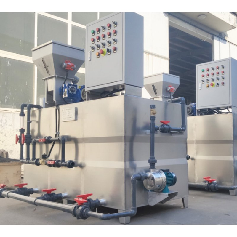 PAM Polymer Dosing System Automatic Chemical Dosing Device with Mixer and Tank