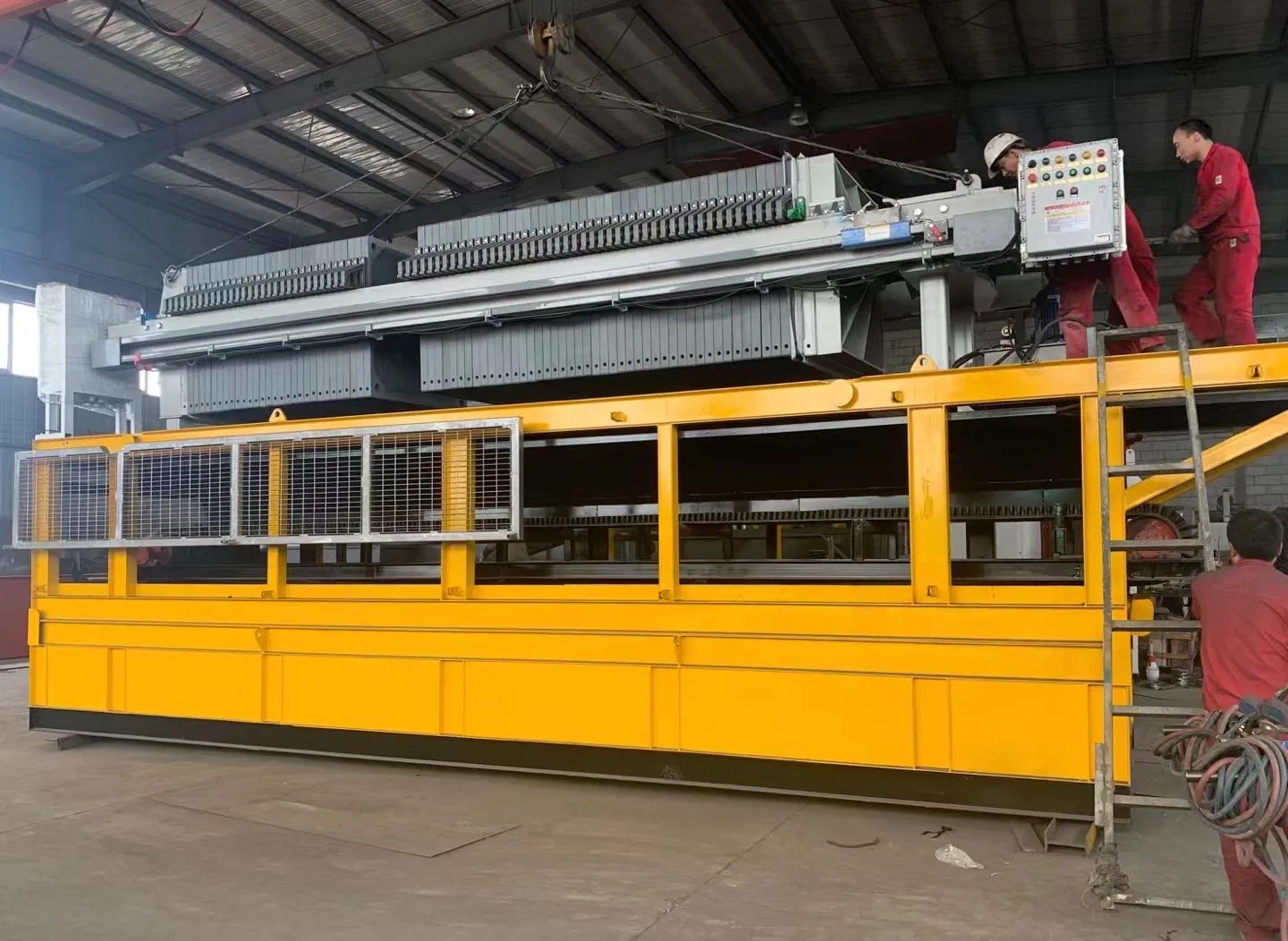 Waste Treatment System Mud Non Landing System Sludge Dewatering Filter Press