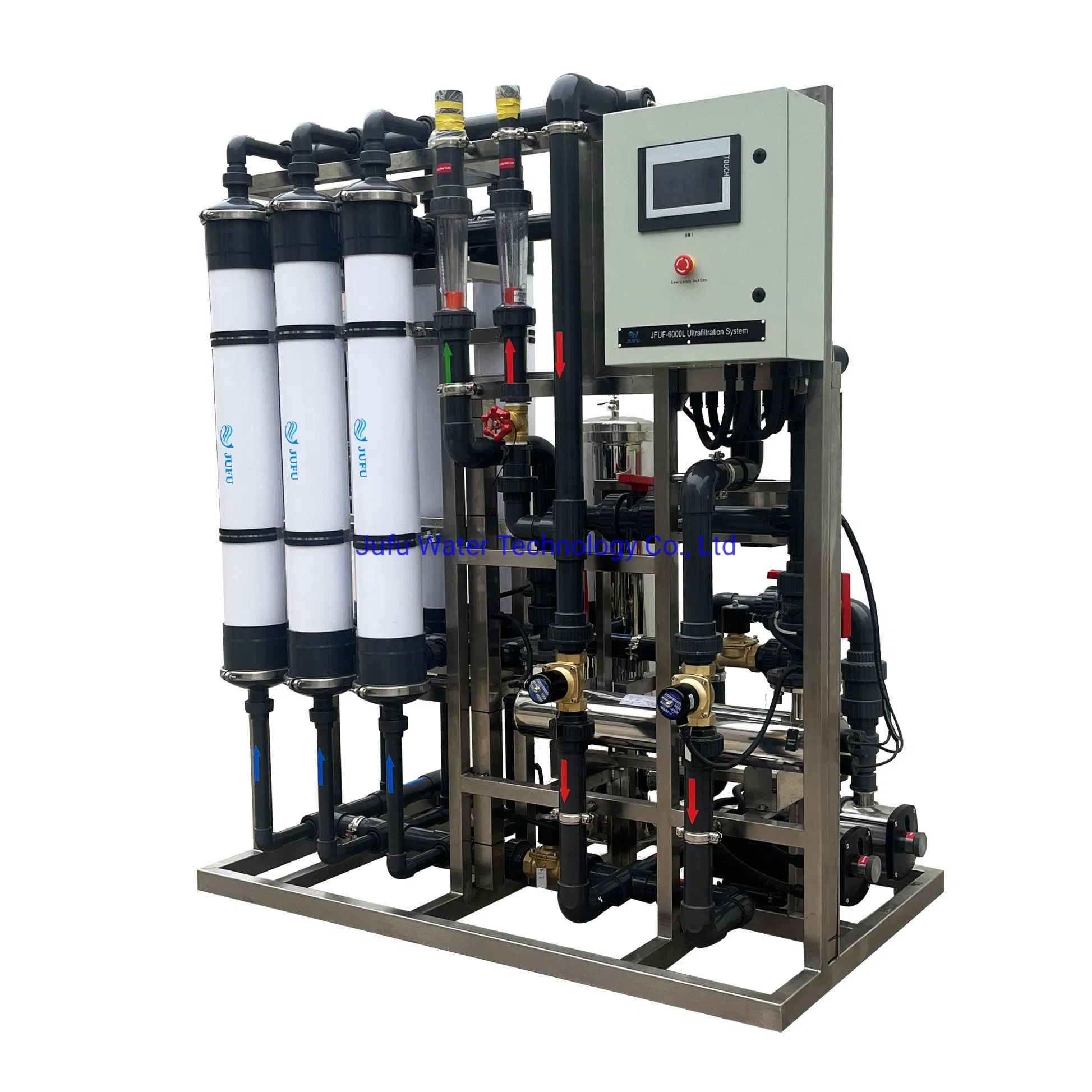 6000liters Per Hour UF System Ultra Filtration Water Treatment PVDF UF Membrane