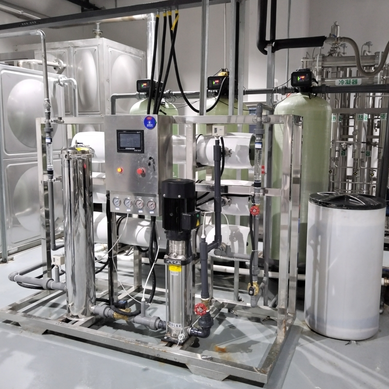 Commercial RO Membrane Filtration Reverse Osmosis Deionized Pure Water Treatment Cleaning System