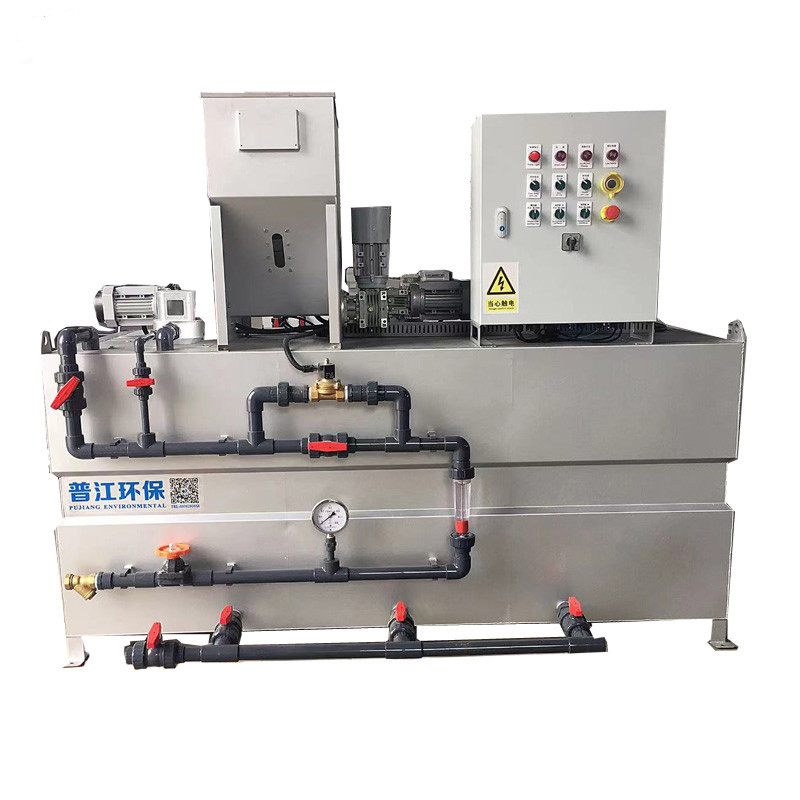 Sludge Dewatering Feeding Medicines Chemical Treatment Polymer Dosing System