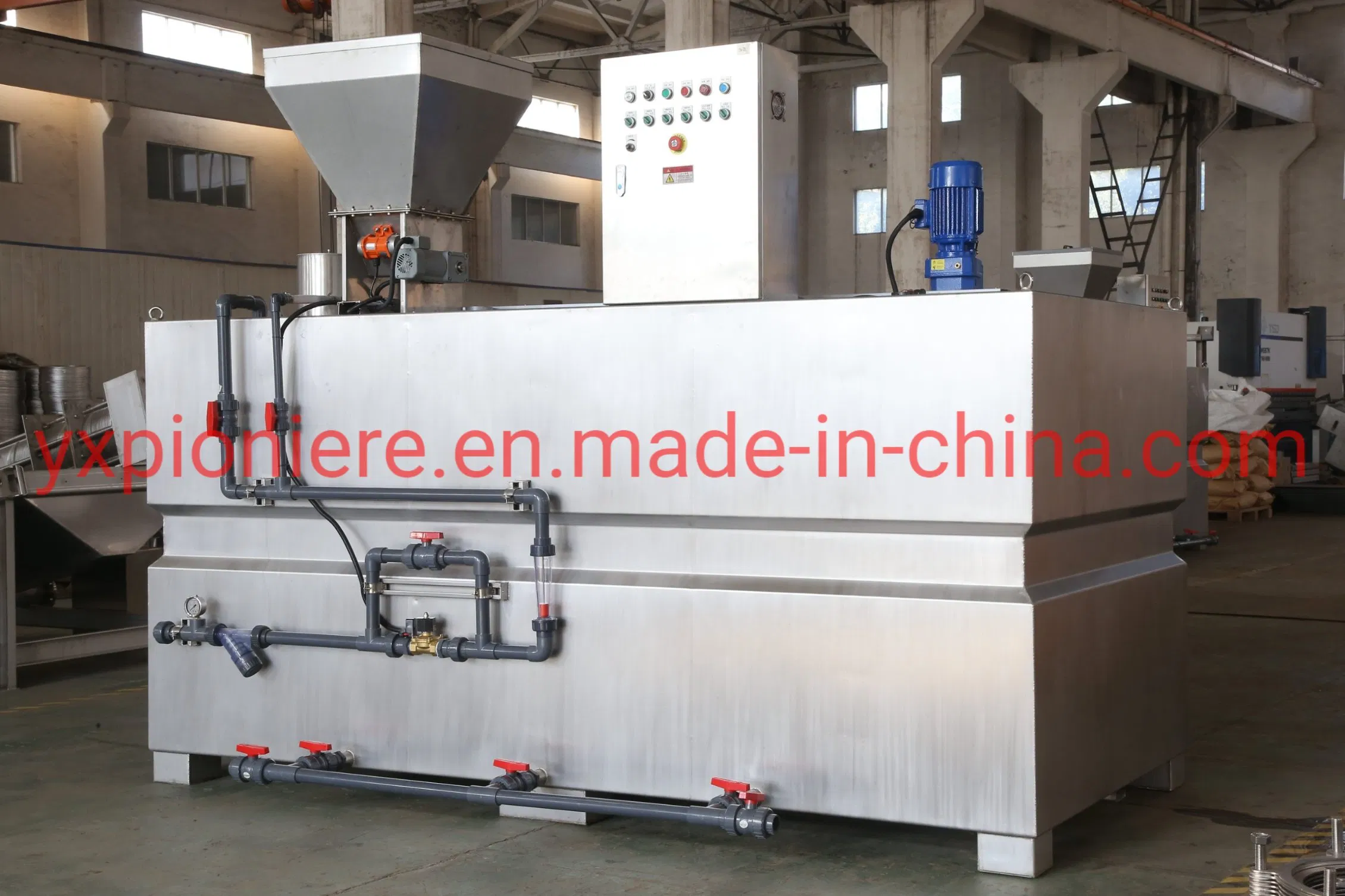 Polymer Dosing Machine Applied Chemical Plant Sludge Dewatering Equipment in Municipal Wastewater