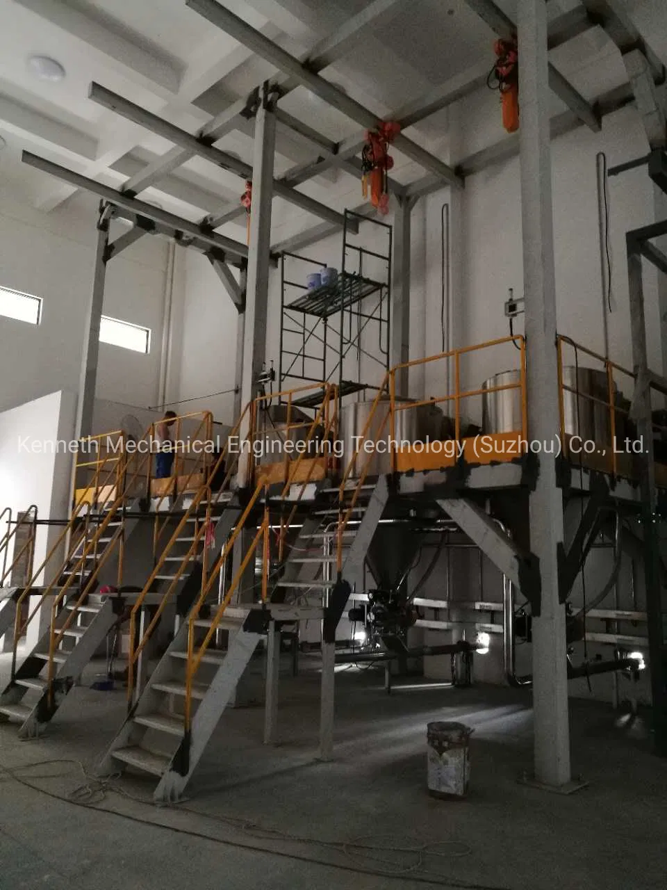 Automatic Dosing Mixing Conveying System for Polymer Granulation Line