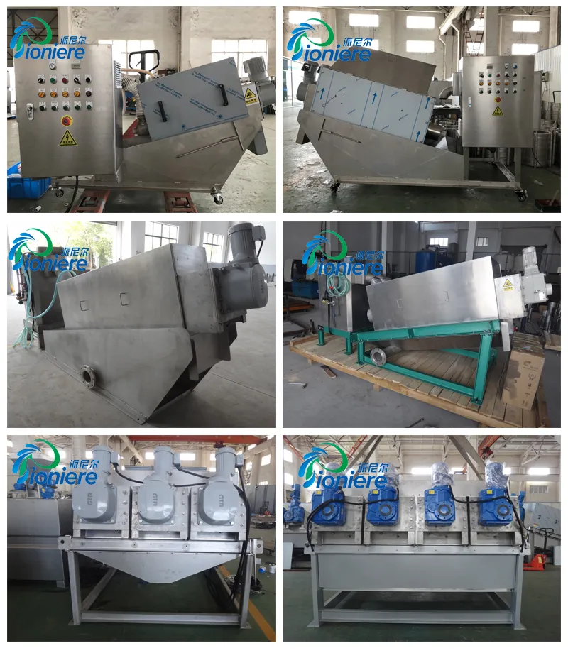 Screw Type Sludge Thickening System
