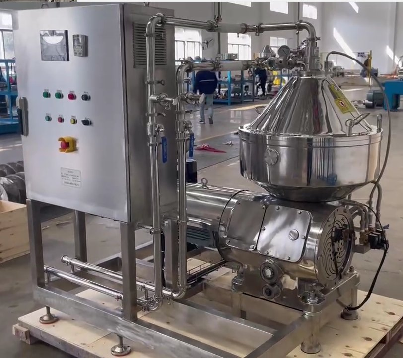 Full Auto Operation Electric Power Milk Water and Dairy Cream Separator System