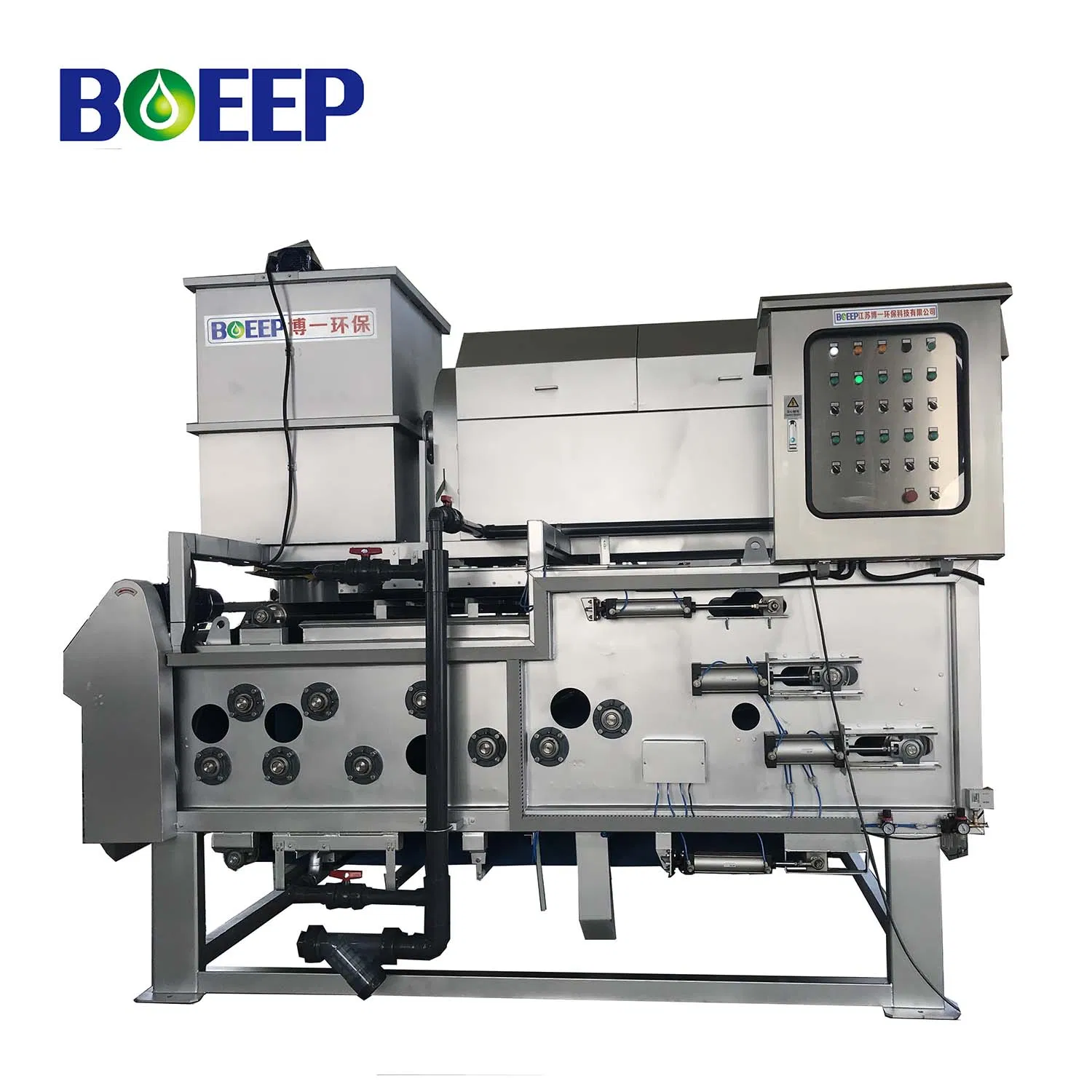 Sewage and Wastewater Sludge Handling System Mechanical Belt Filter Press