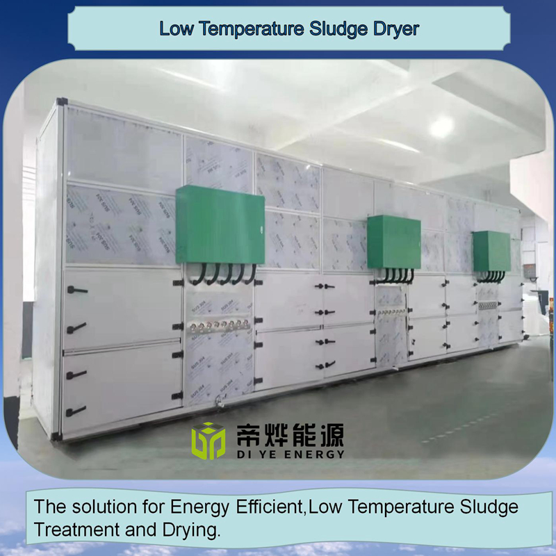 Automatic Low Temperature Sludge Drying Machine Sludge Dehydrator Advanced Sludge Dryer System for Various Sewage