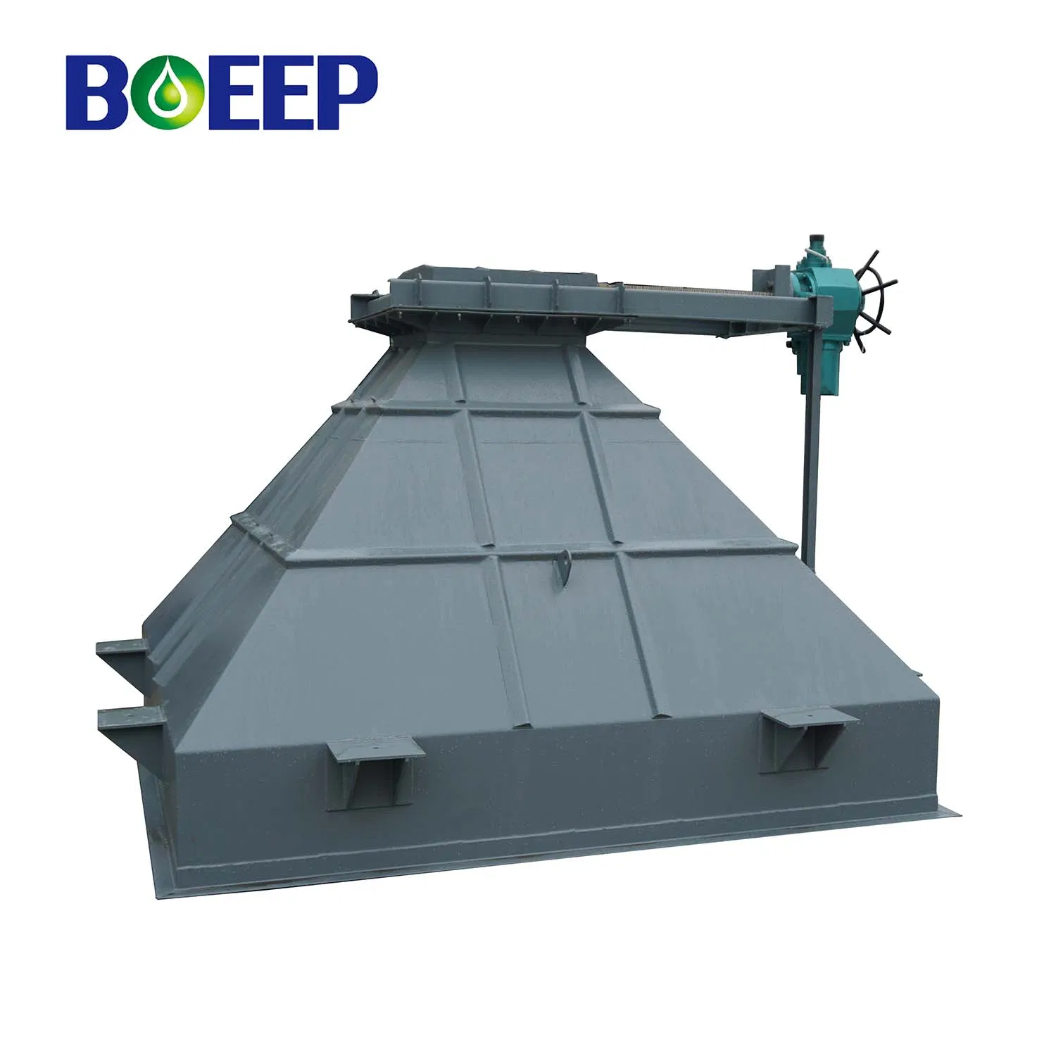 Automatically Stainless Steel Self-Cleaning Dewatering Sludge Cake Hopper Equipment