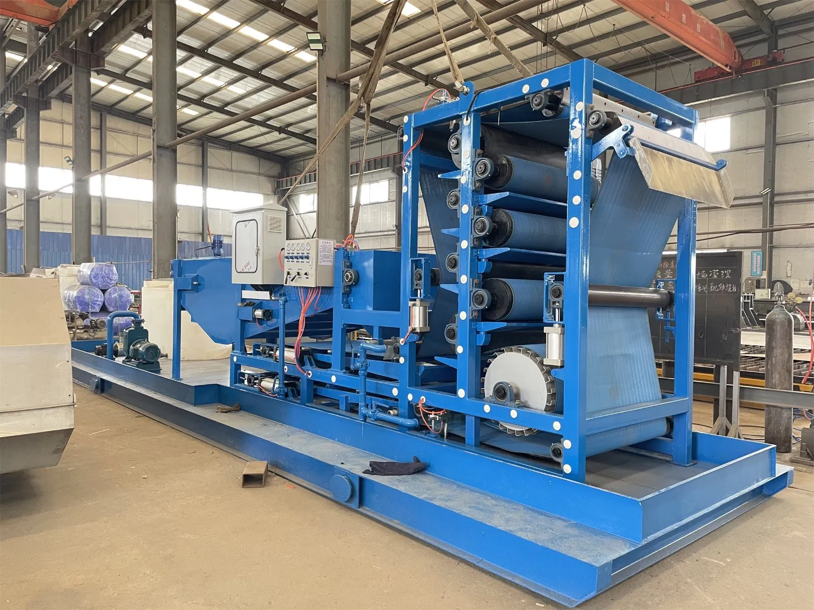 Supply Belt Filter Press Filter Machine Industrial Sludge Dewatering Treatment Equipment