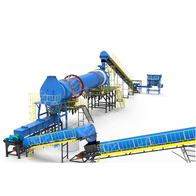 Paddle Stirring City Sludge Rotary Dryer Sludge Drying System