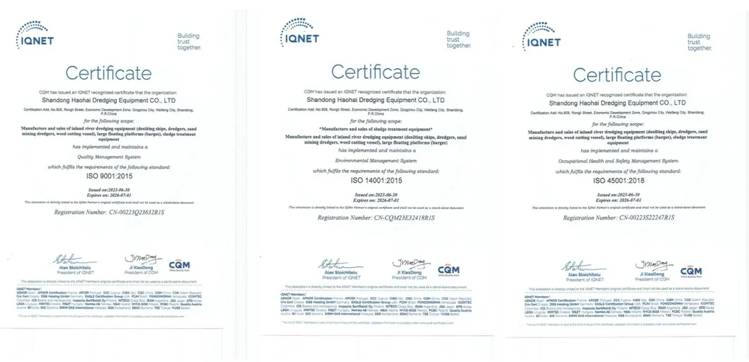 Quality Certificates