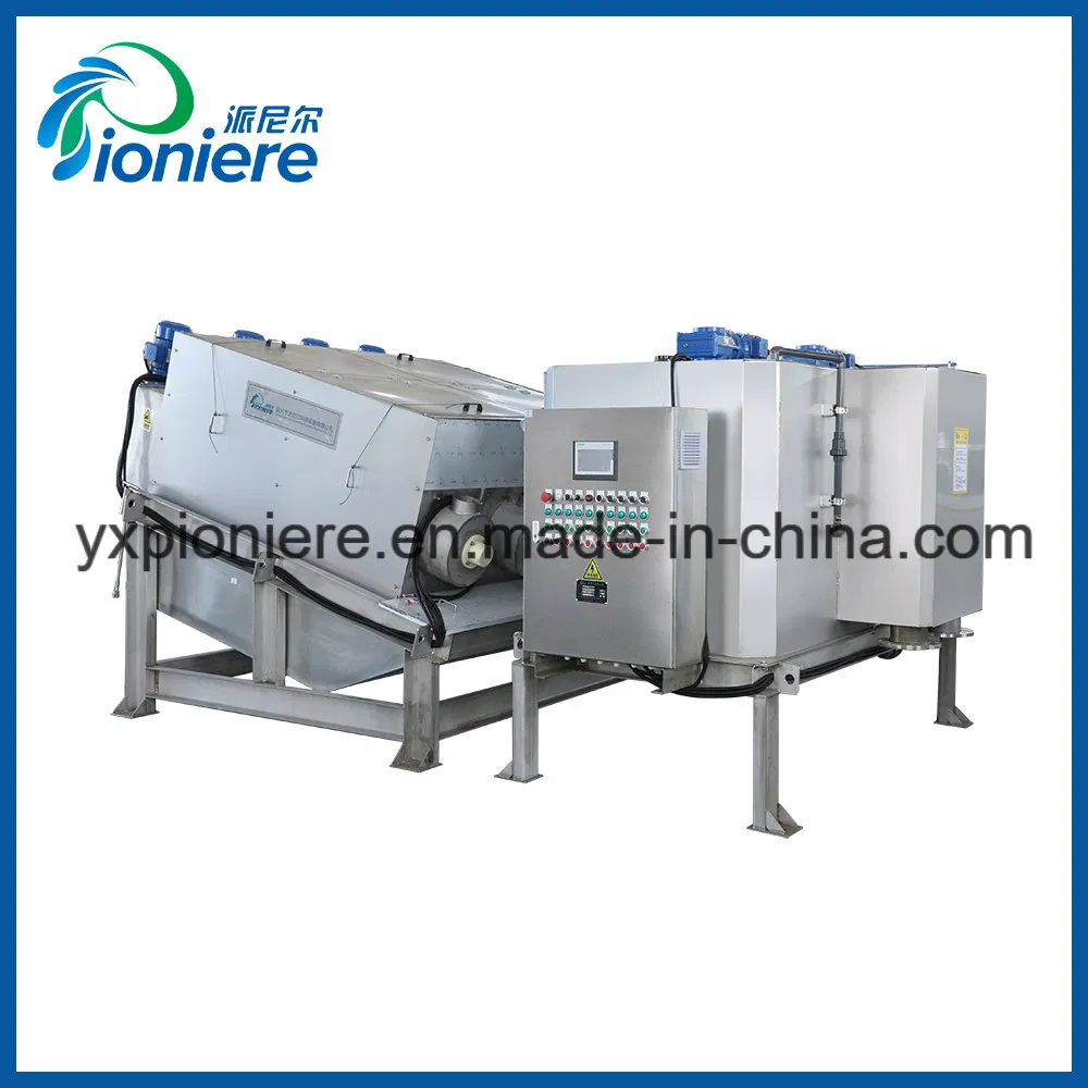 Screw Type Sludge Treatment System for Thickening Domestic Waste Water