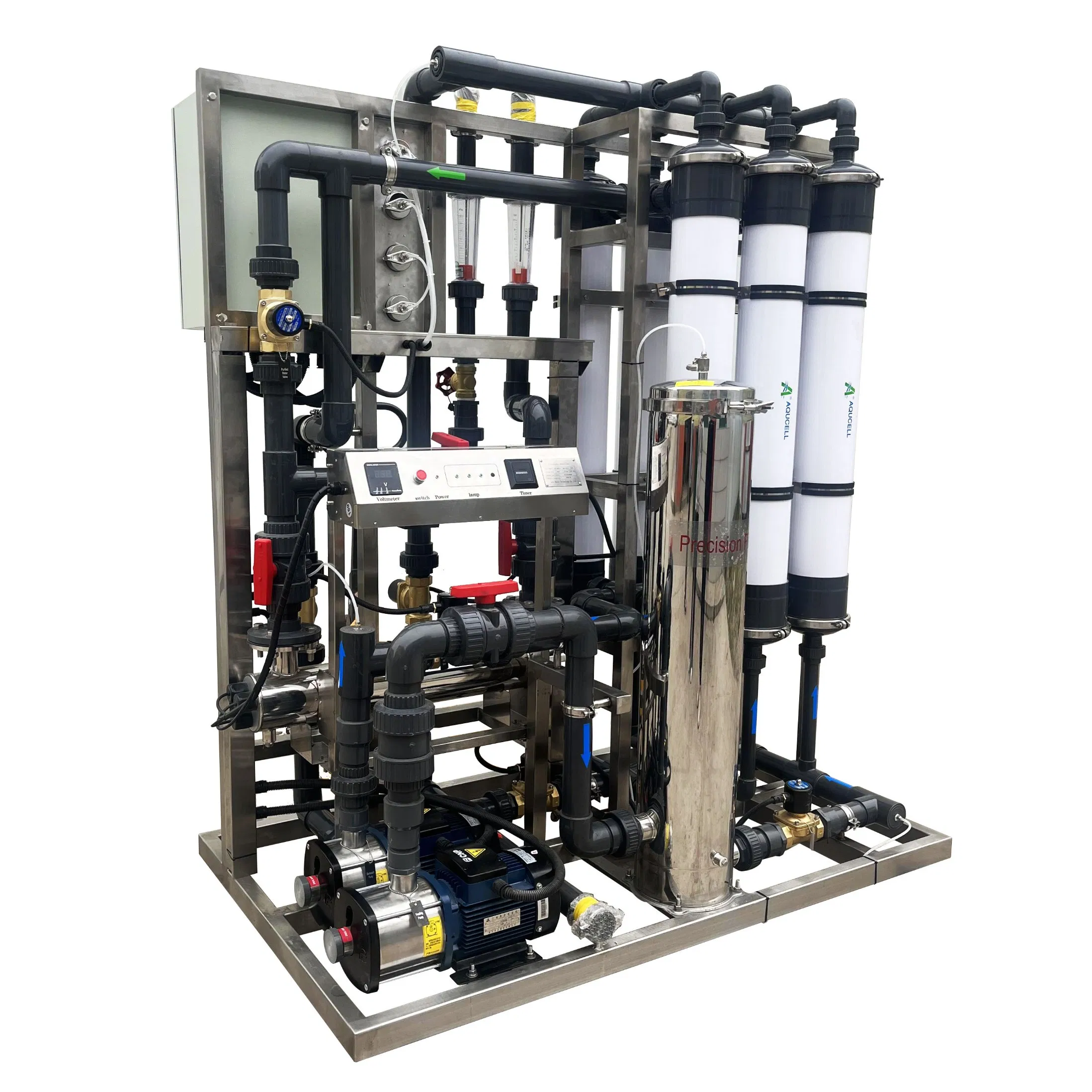 Mineral Water Production Machine Ultrafiltration Membrane Water Filtration System UV UF Water Treatment System