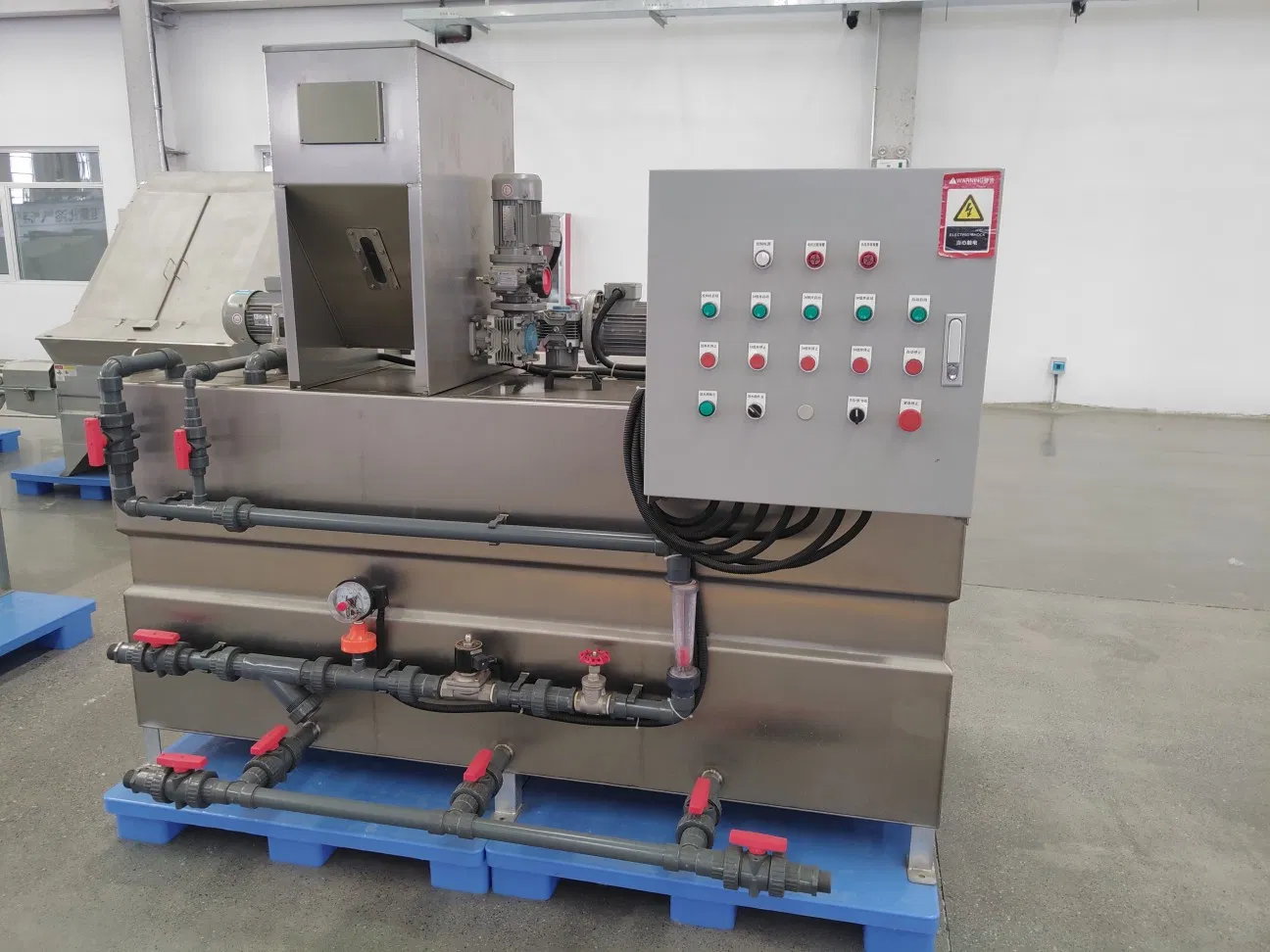 Iepp Automatic Polymer Municipal Wastewater Treatment Dosing System All in One Dosing Device Plant Polymer Preparation System