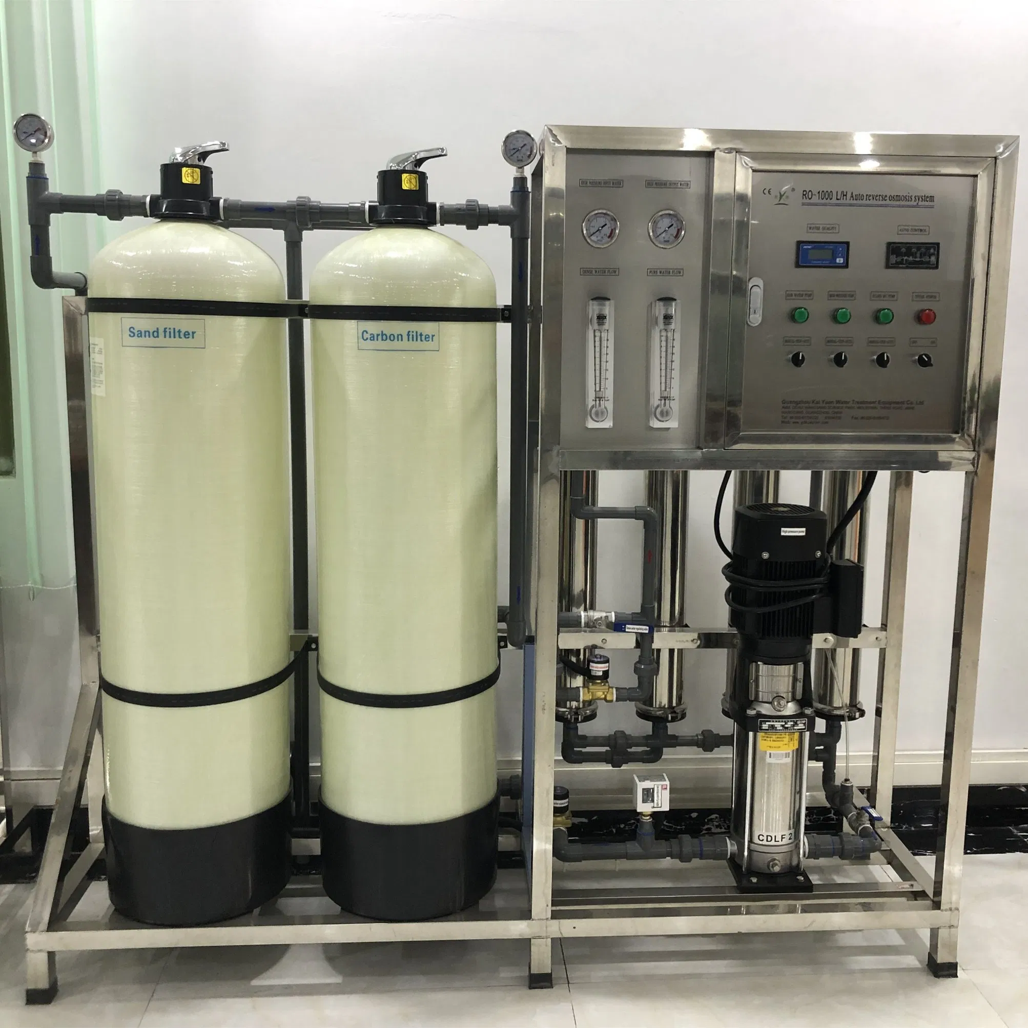 1000L/H Mineral Water Filtration Treatment Machine Reverse Osmosis System Drinking Plant