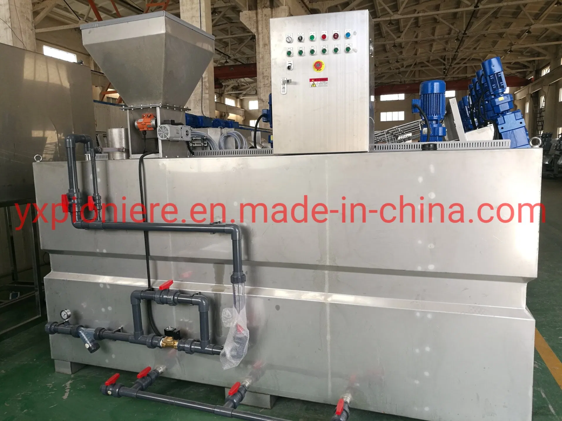 Polymer Dosing Machine Applied Chemical Plant Sludge Dewatering Equipment in Municipal Wastewater