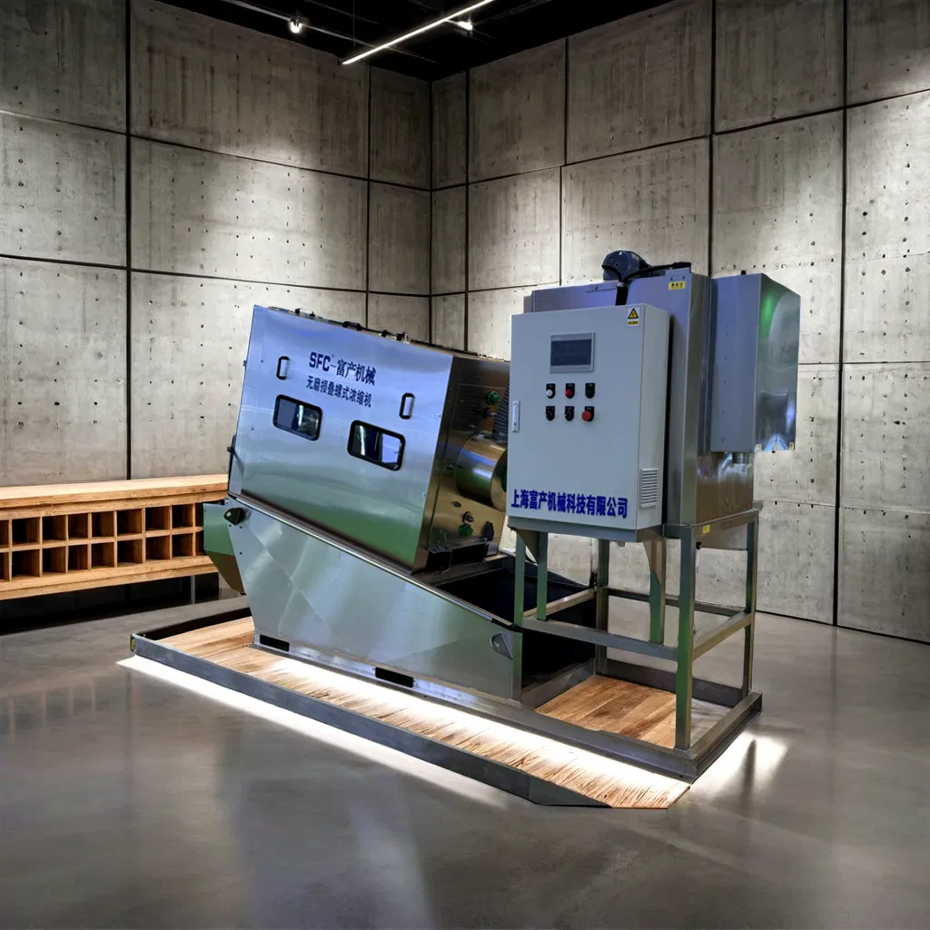 Durable Screw Press Featuring SS316L Components and Siti Reducer System