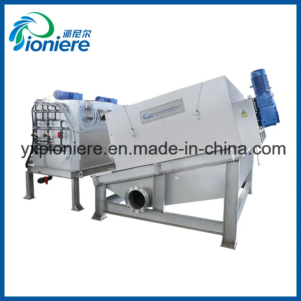 Screw Type Sludge Treatment System for Thickening Domestic Waste Water