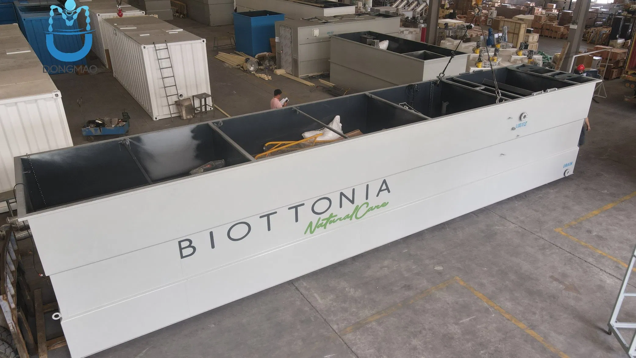 Biological Treatment System for 100m3 Per Day Wastewater Treatment Plant Packaged Sewage Water Treatment Plant