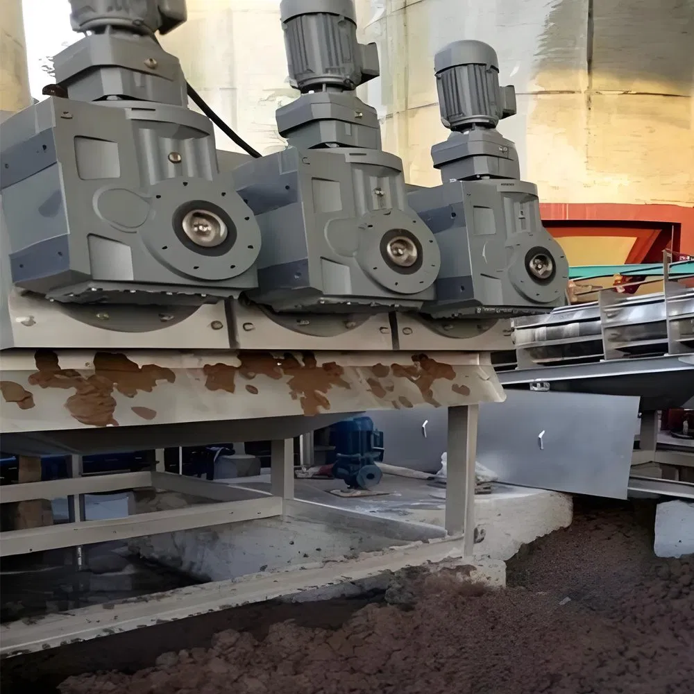 Volute Screw Press No-Clogging Sludge Dewatering Equipment