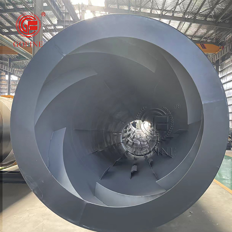 Combined Rotary Sludge Drying System for Bio Slag Organic Fertilizer Production