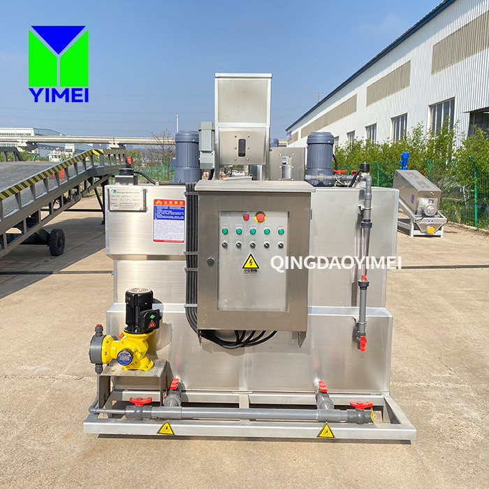 Wastewater Treatment Dose Station Chemical Polymer Mixing Tank Flocculent Preparation Dosing Station System