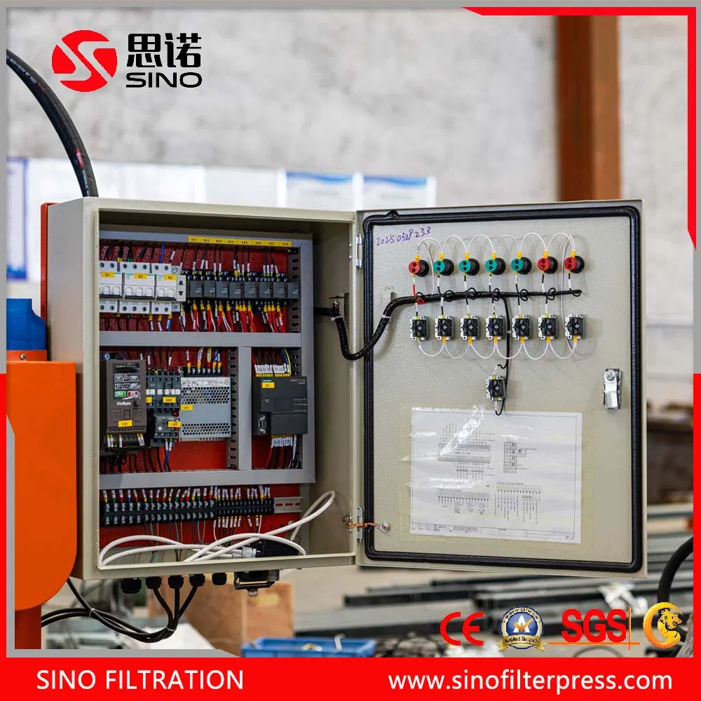 Filter Press System for Sludge Treatment