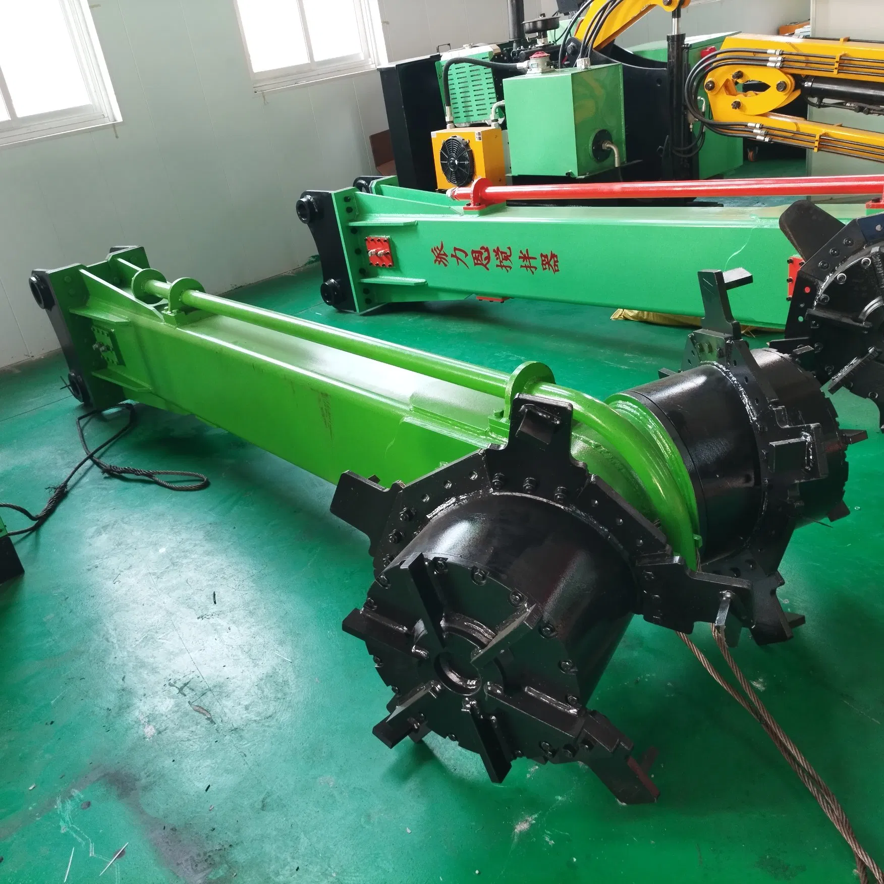 Excavator Attachments Hydraulic Sludge Solidification Equipment System Soil Stabilization System