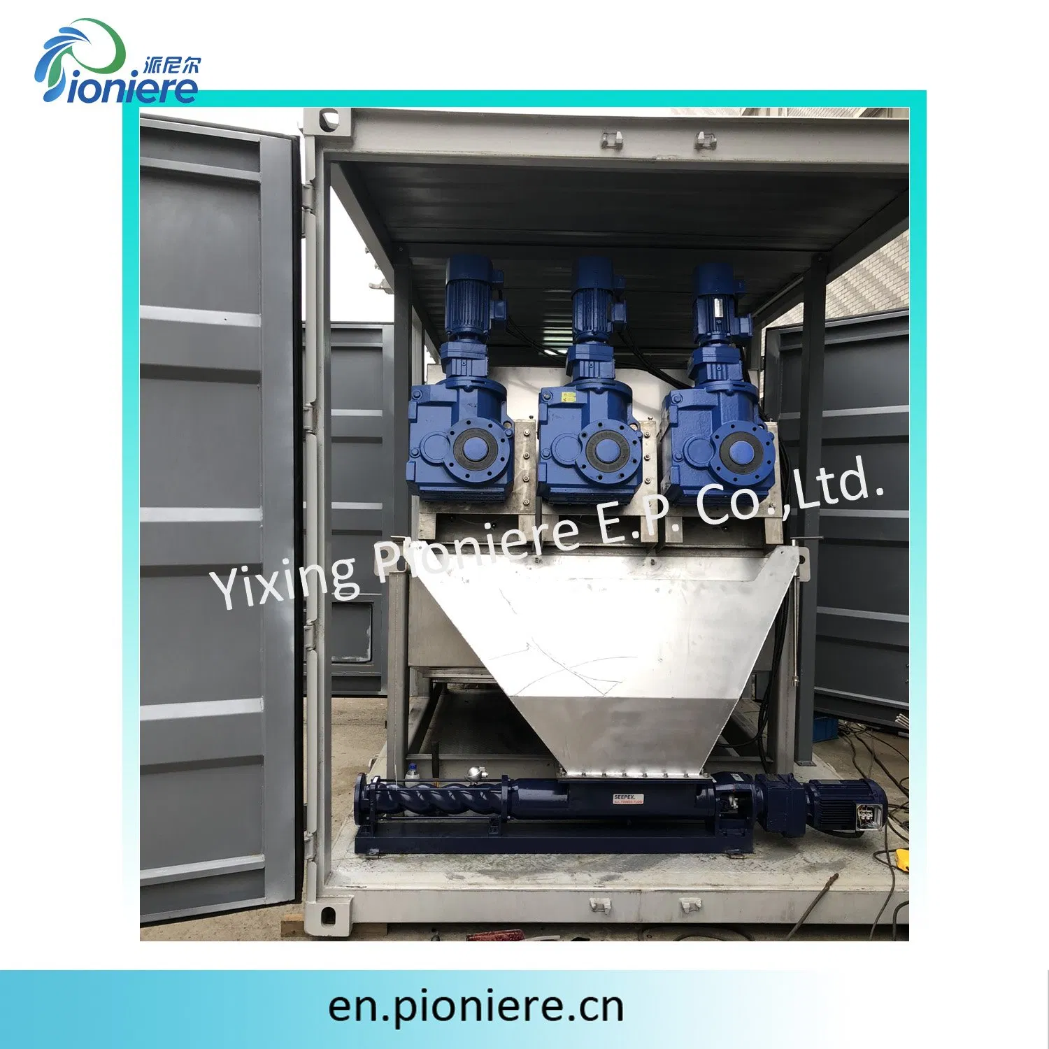 Mobile Sludge Dewatering System for Water Treatment