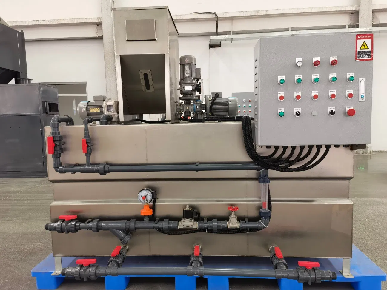 Iepp Automatic Polymer Municipal Wastewater Treatment Dosing System All in One Dosing Device Plant Polymer Preparation System