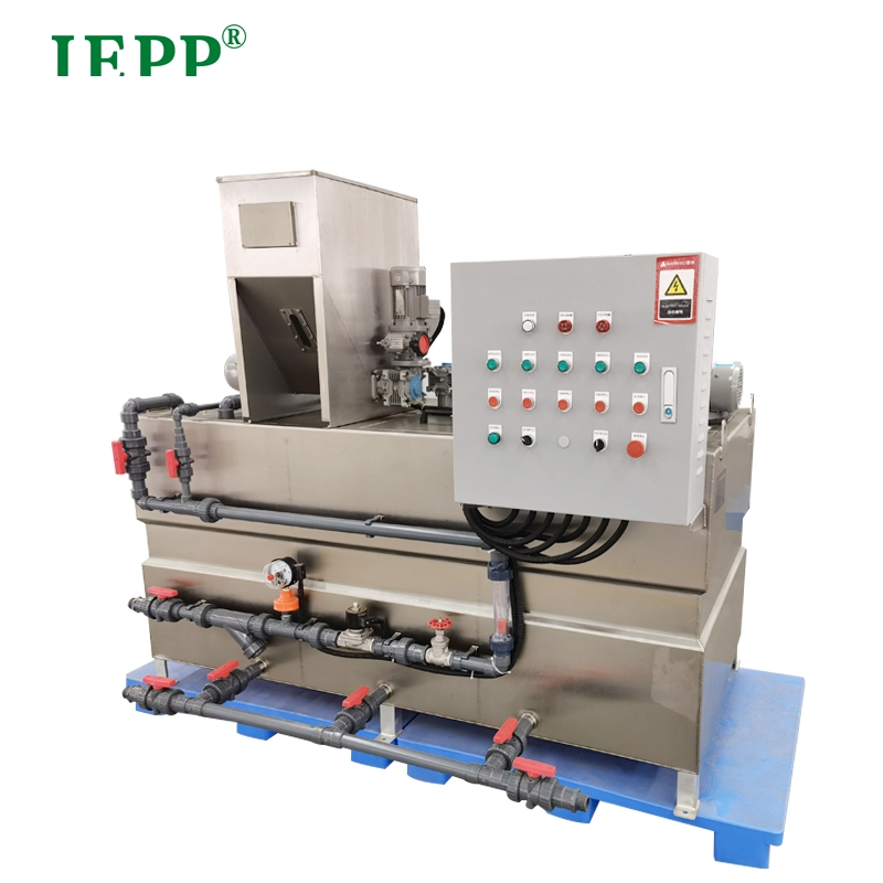 Polymer Preparation Unit SS304/316 Automatic Polymer Dosing System Chemical Mixing &Flocculation Tank