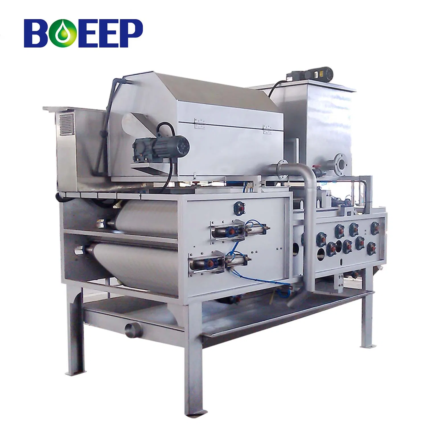 Sewage and Wastewater Sludge Handling System Mechanical Belt Filter Press