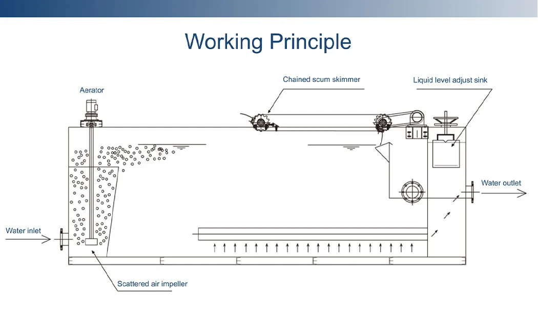 Multiphase Mixed Air Flotation Features