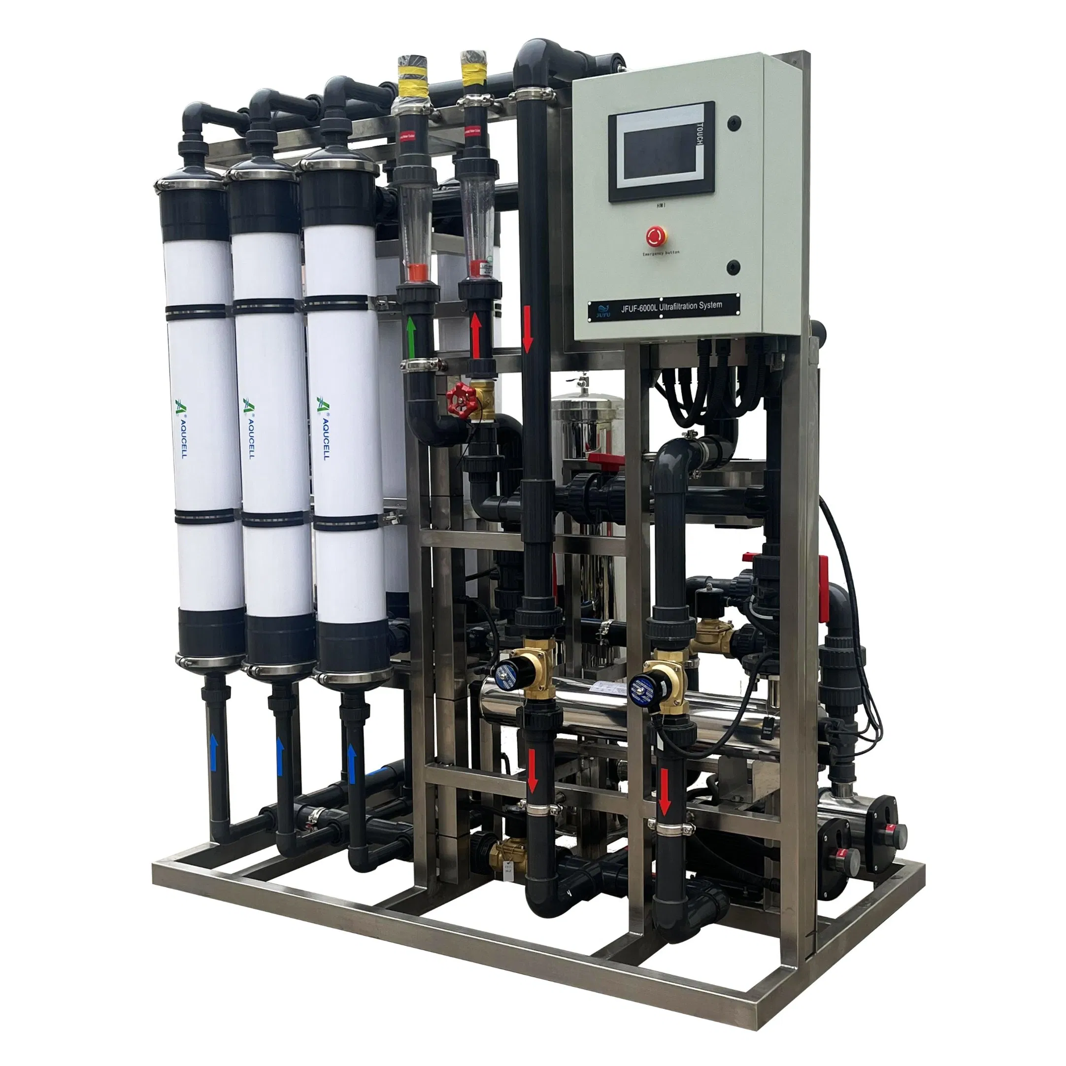 Mineral Water Production Machine Ultrafiltration Membrane Water Filtration System UV UF Water Treatment System