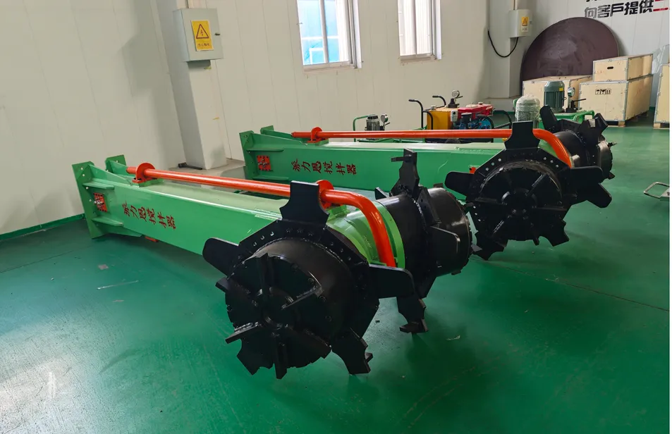 Sludge solidification mixing head display 1