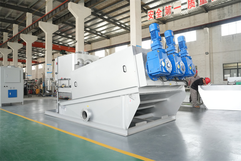 Advanced Municipal Wastewater Sludge Dewatering and Drying System