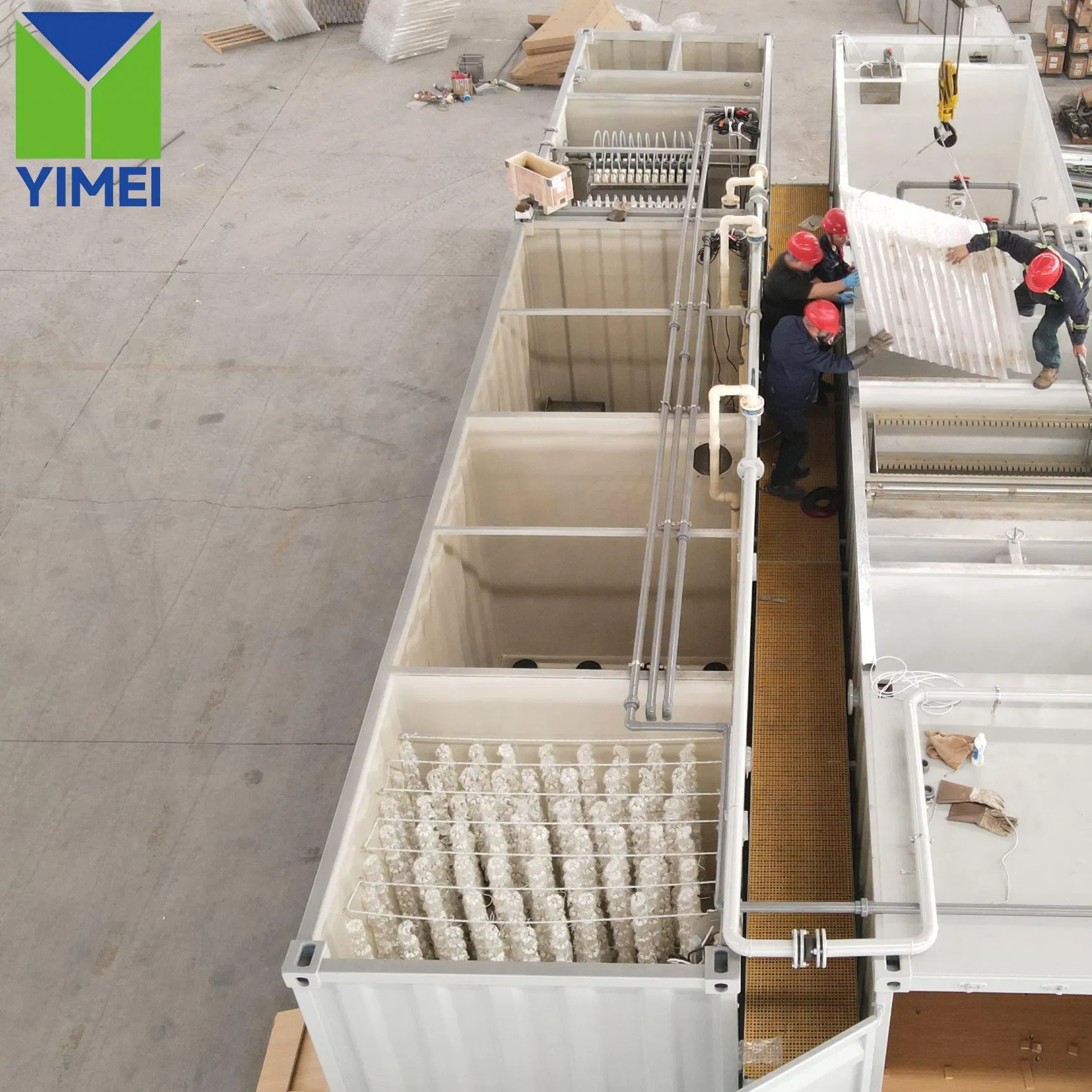 Industrial Wastewater Treatment System Featuring Mbr and Mbbr Processes