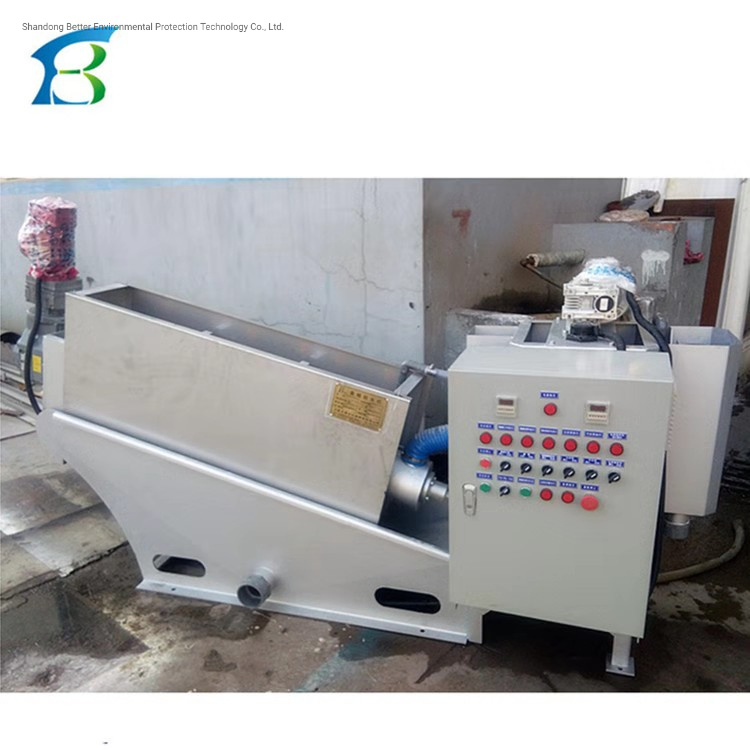 Special Sewage Dewatering Equipment for Glass Fiber Plant Volute Sludge Dewatering Machine