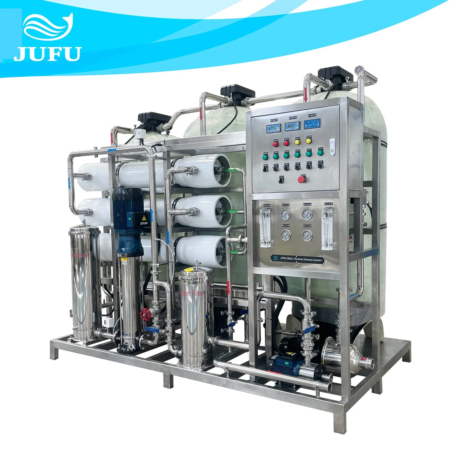 3000L/H Reverse Osmosis System RO Water Treatment System Water Purification Machine
