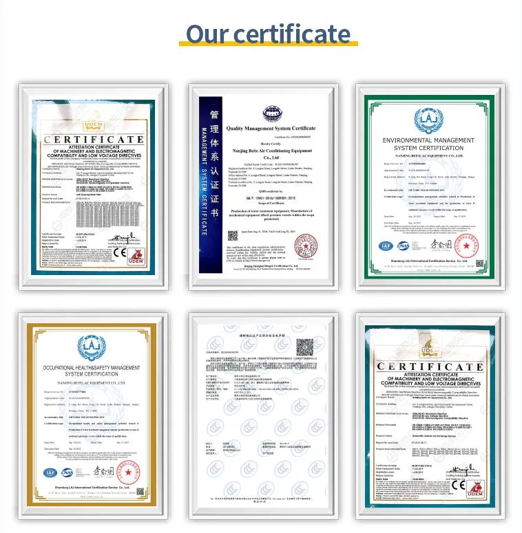 Certifications