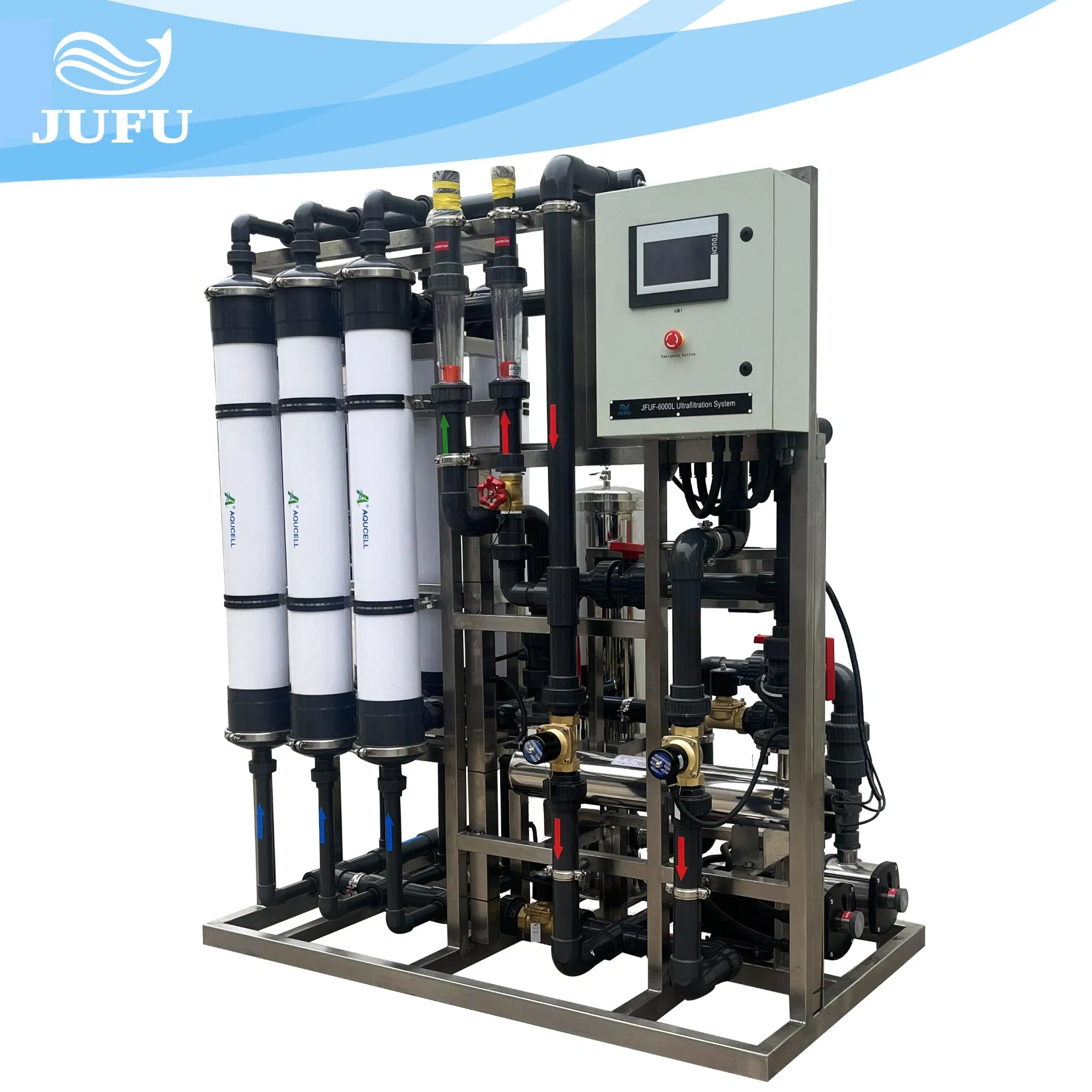 Mineral Water Production Machine Ultrafiltration Membrane Water Filtration System UV UF Water Treatment System
