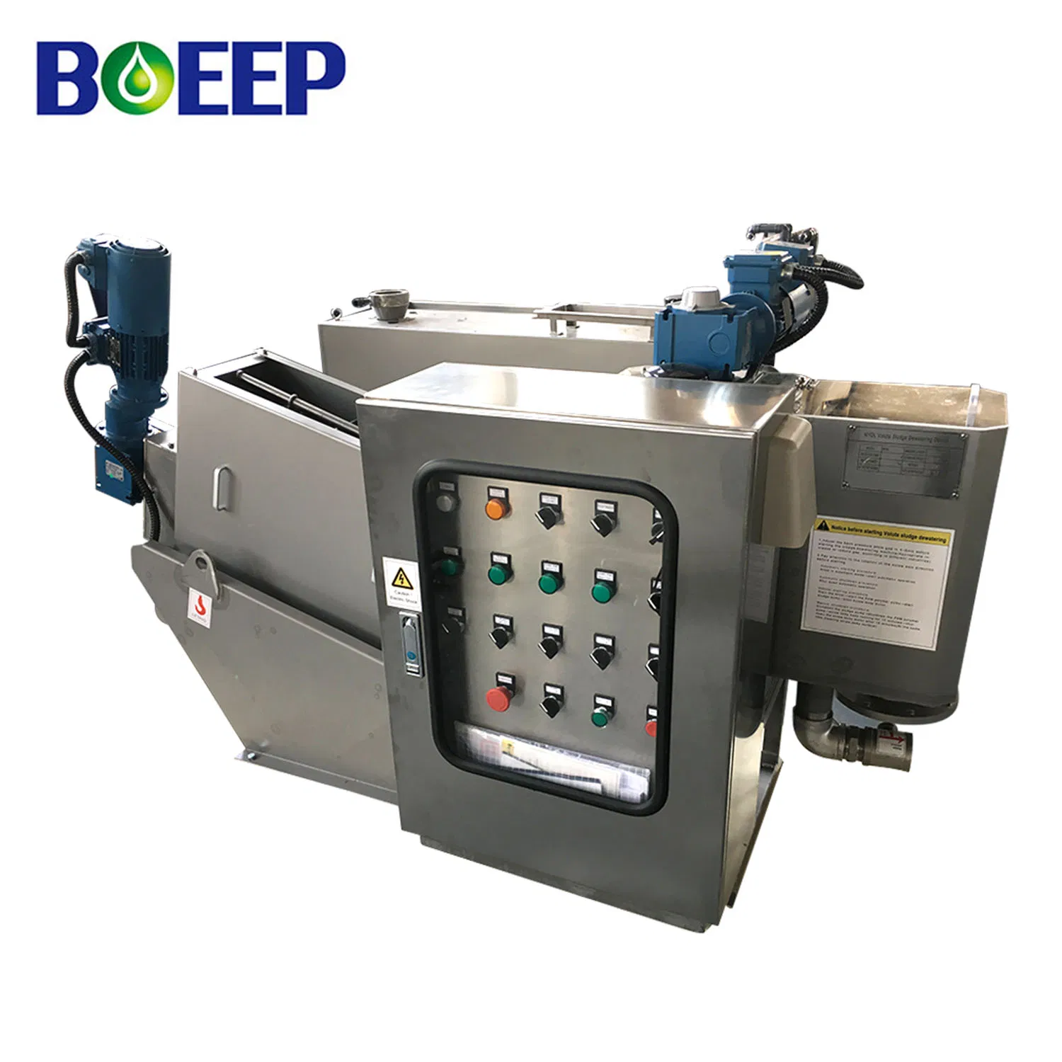 Effluent Water Treatment Products Multi-Disk Screw Press Sludge Handling System