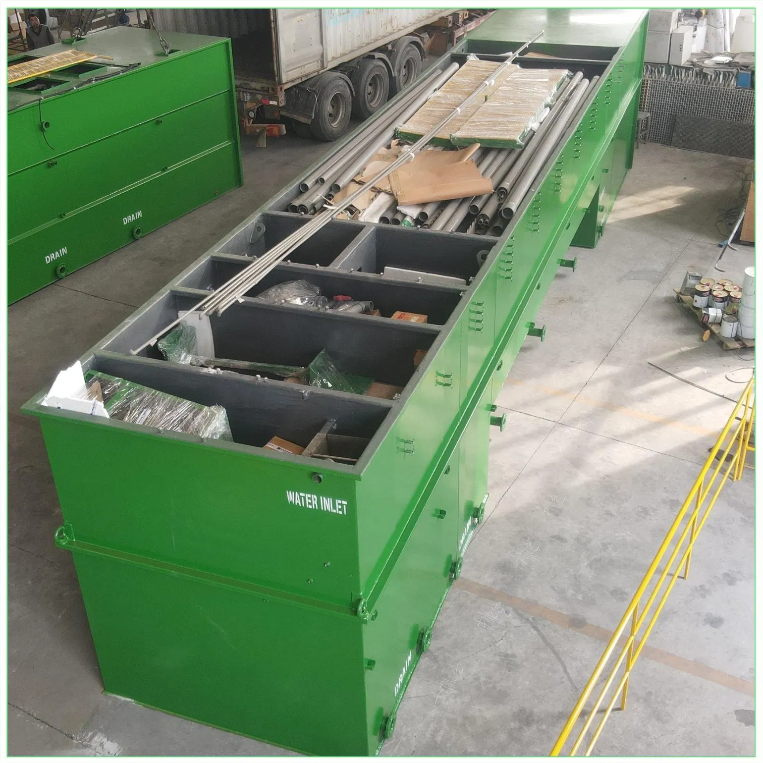 Pre Ttreatment Lamella Clarifier Sludge Thickening System with Inclined Plate Clarifier for Solid Liquide Separator of Biogas