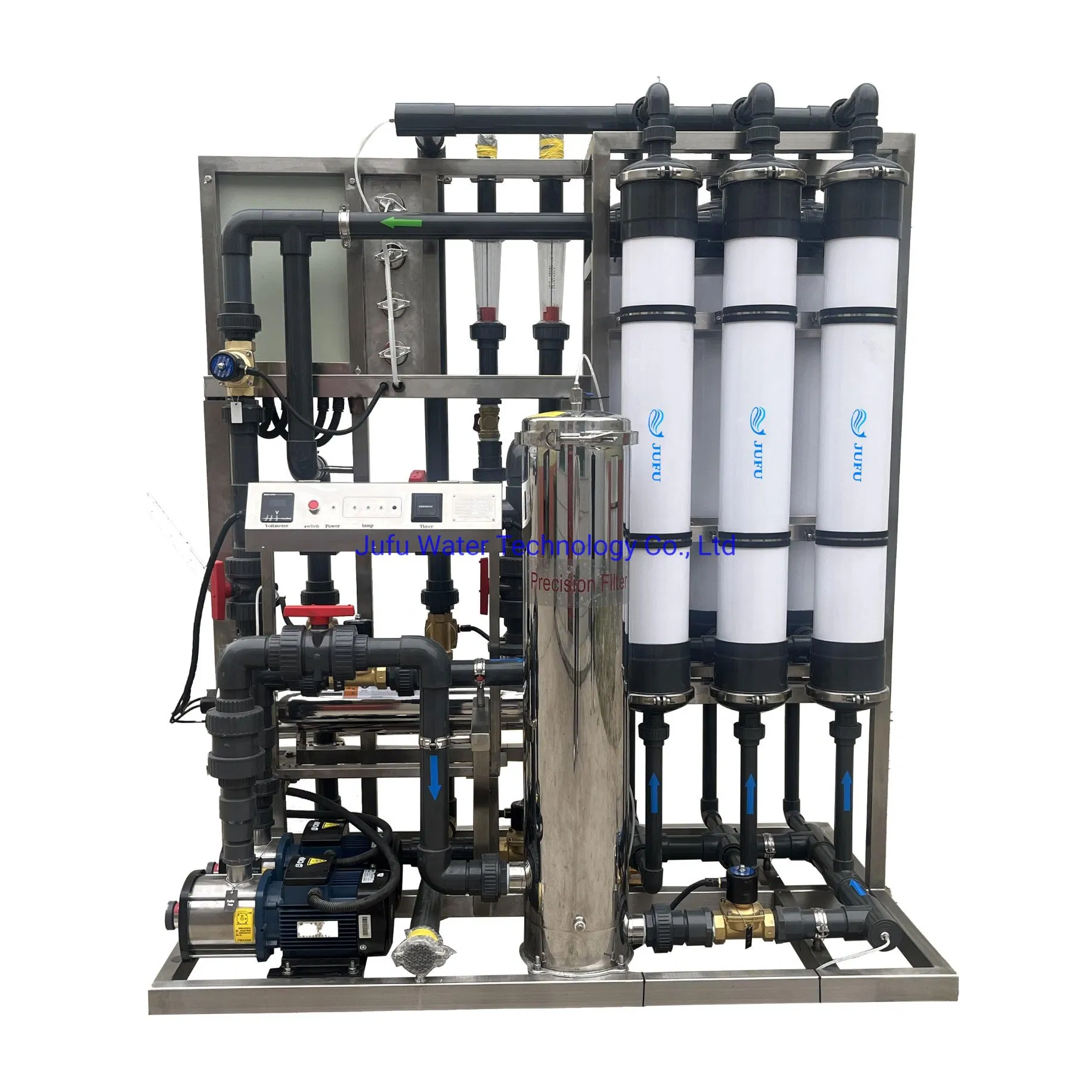 6000liters Per Hour UF System Ultra Filtration Water Treatment PVDF UF Membrane