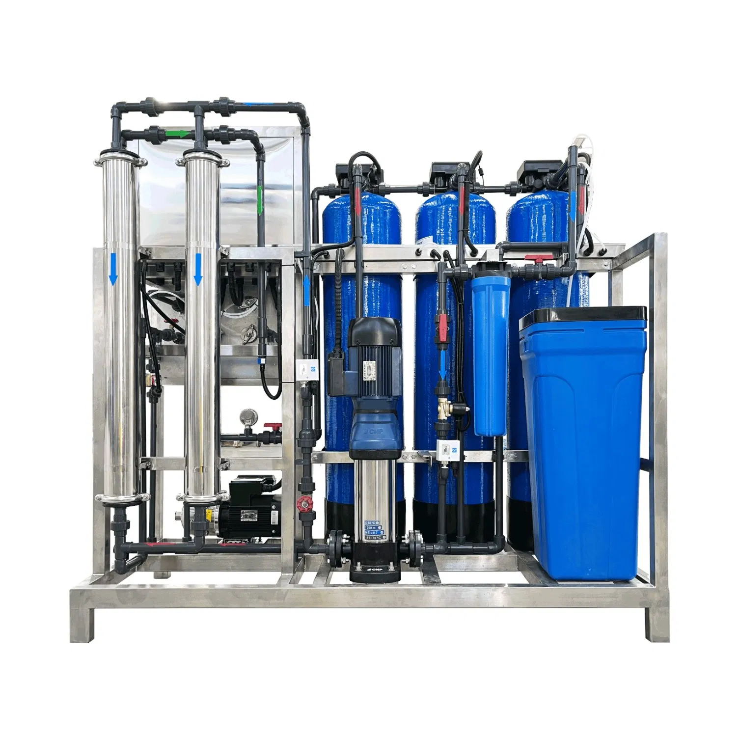 500lph Water Filter Machine Water Purification System RO Water Treatment Reverse Osmosis System for Commercial Use Factory Price