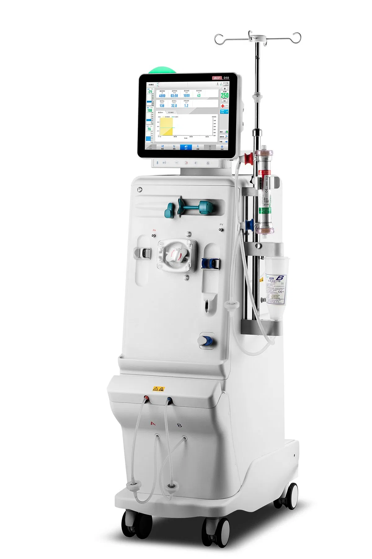 Hospital Surgical Hemodialysis Medical Kindney Dialysis Machine Blood Filter Purification Circulation