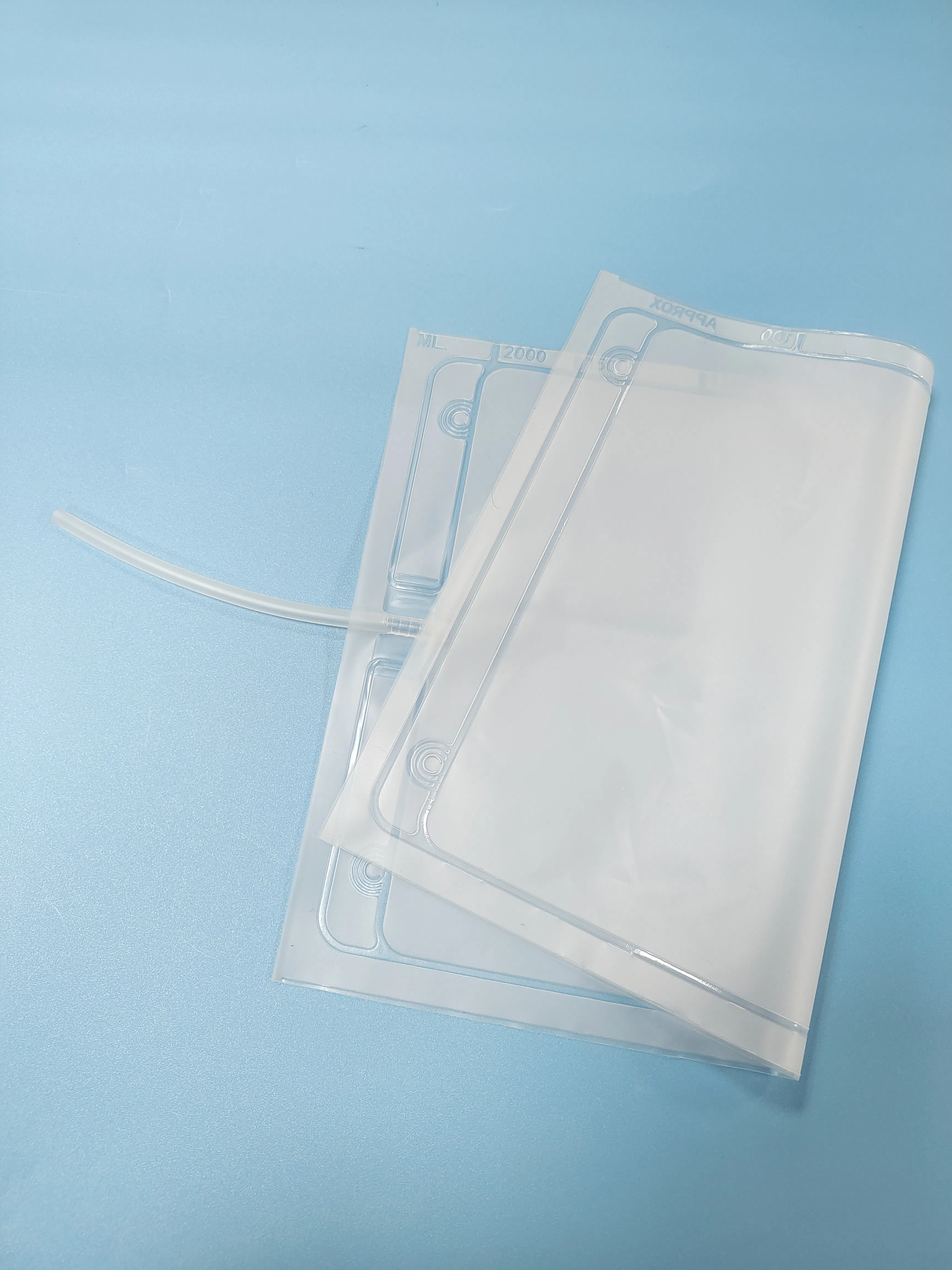 Disposable Medical Dialysis Drainage Bag with PC Injection Port Design