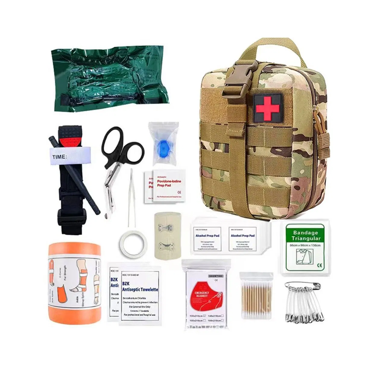 Ifak Tactical Medical Pouch Portable Survival Emergency First Aid Kit