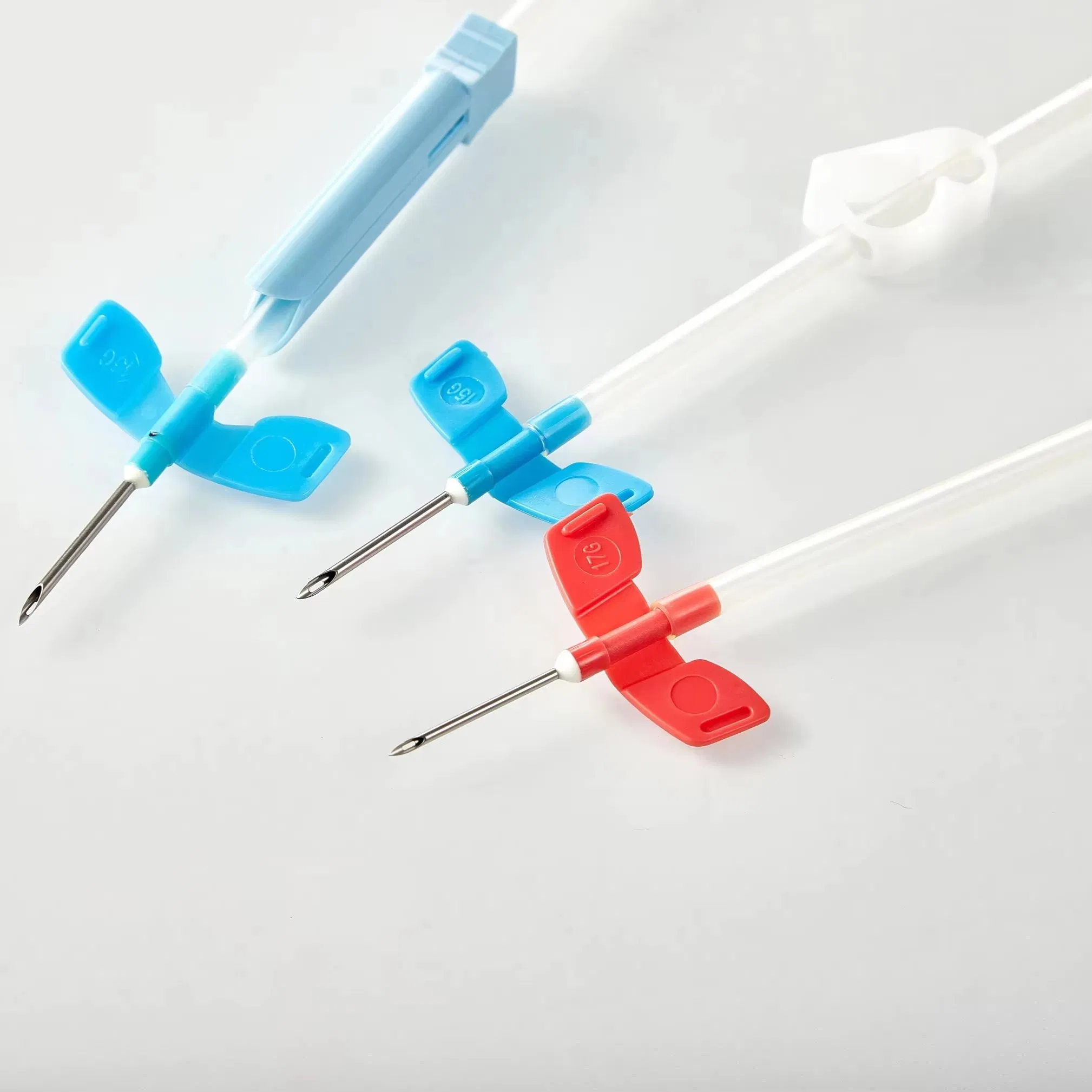 Needle Set IV Fistula for Dialysis Fixed Wing 15g 16g 17g